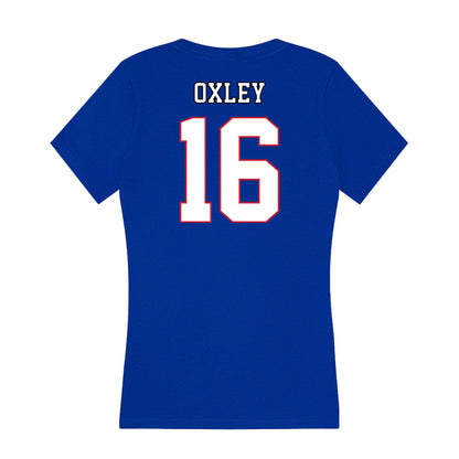 DePaul - NCAA Women's Volleyball : Katelynn Oxley - Women's V-Neck T-Shirt-1