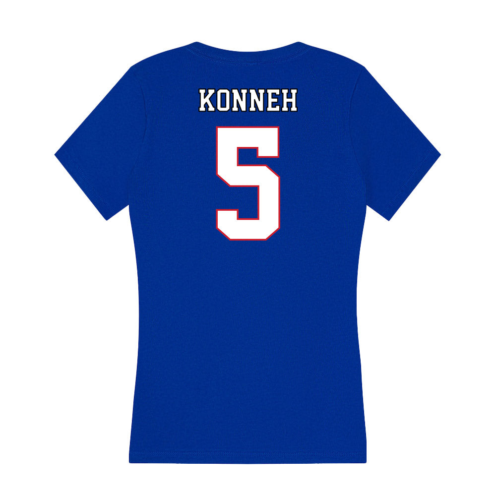 DePaul - NCAA Men's Basketball : Sekou Konneh - Women's V-Neck T-Shirt-1