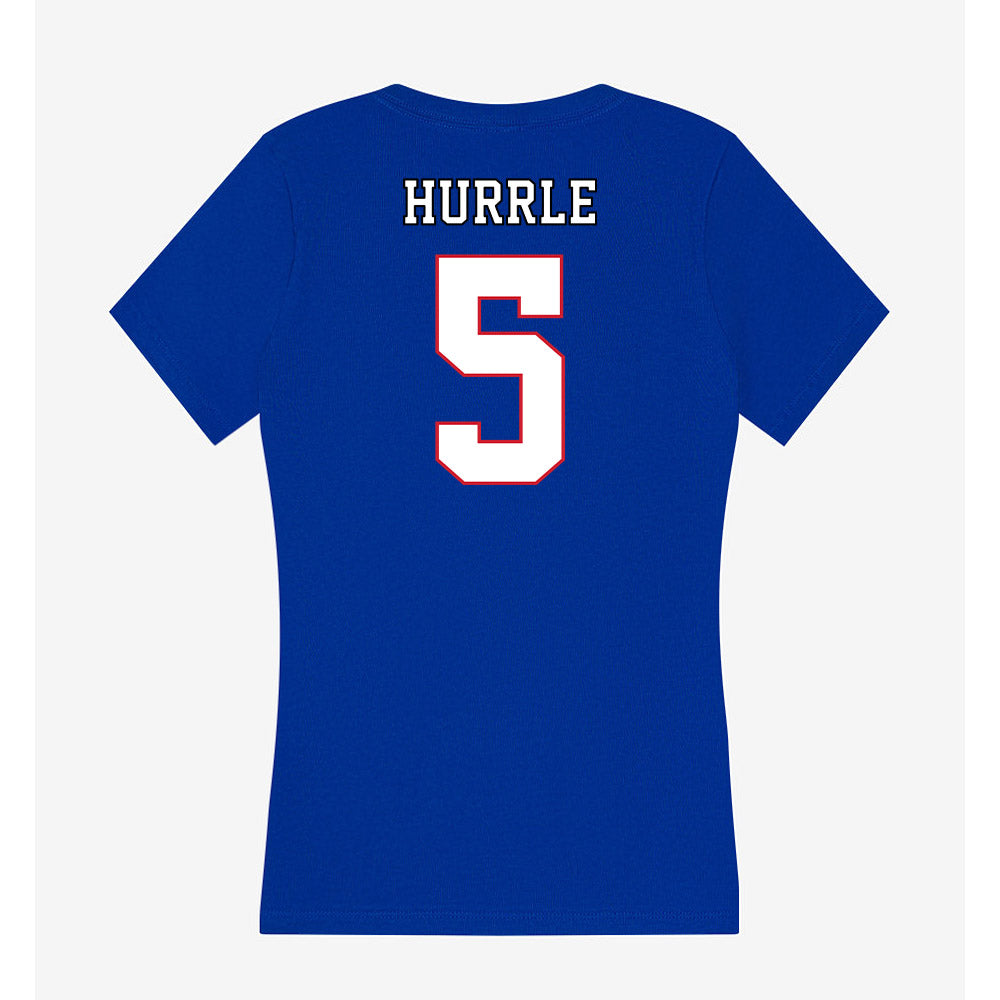 DePaul - NCAA Women's Volleyball : Eva Hurrle - Women's V-Neck T-Shirt-1