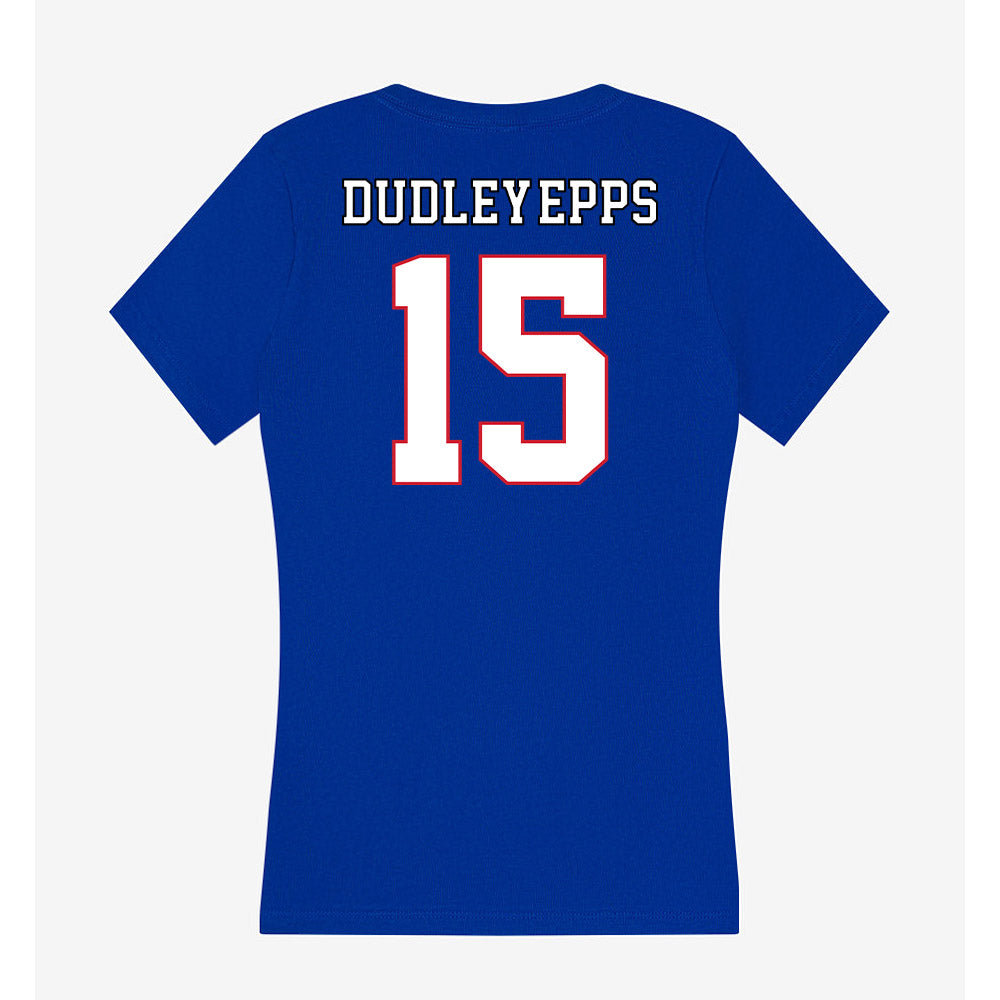 DePaul - NCAA Women's Volleyball : Jade Dudley-Epps - Women's V-Neck T-Shirt-1