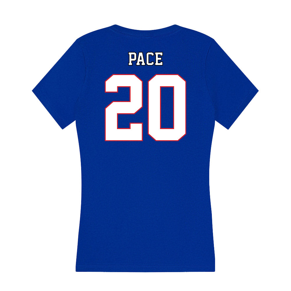 DePaul - NCAA Men's Soccer : Keagan Pace - Women's V-Neck T-Shirt-1