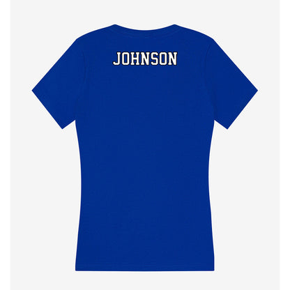 DePaul - NCAA Women's Track & Field : Trixie Johnson - Women's V-Neck T-Shirt-1