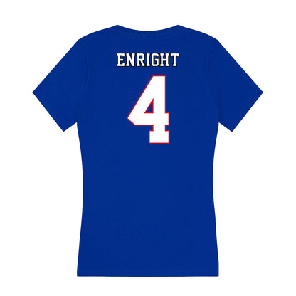 DePaul - NCAA Men's Basketball : Conor Enright - Women's V-Neck T-Shirt-1