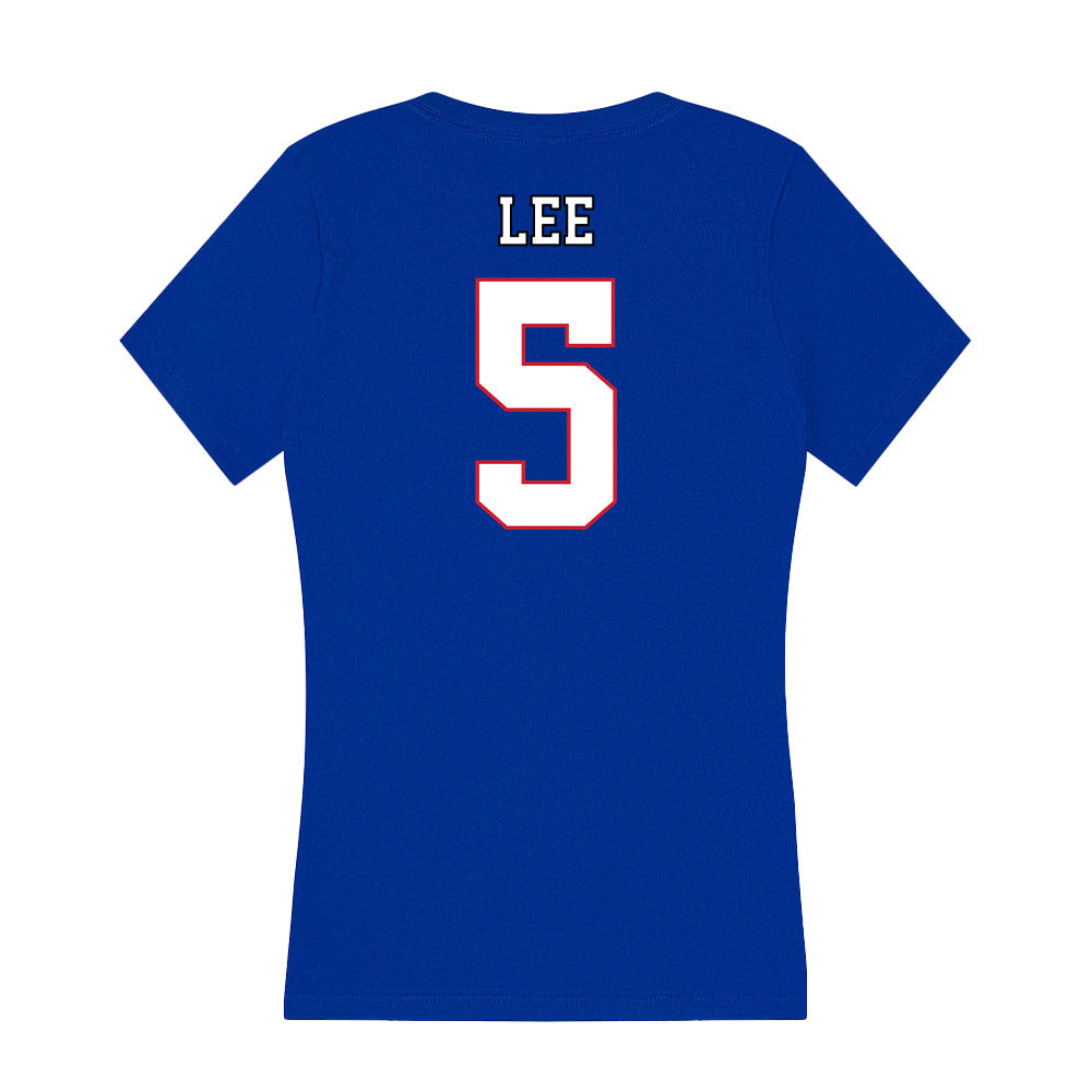 DePaul - NCAA Women's Soccer : Mackenzie Lee - Women's V-Neck T-Shirt-1