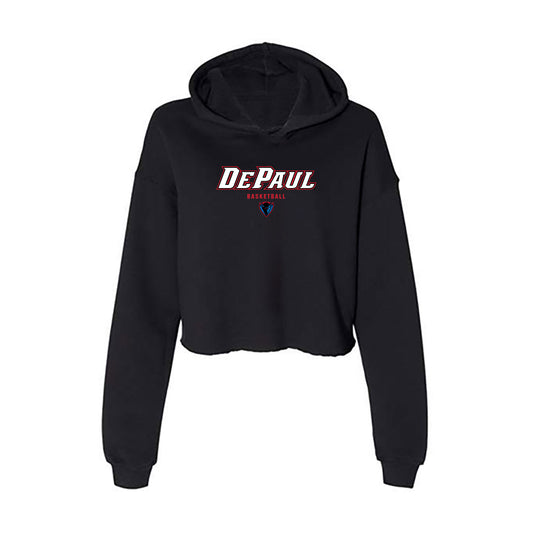 DePaul - NCAA Women's Basketball : Natiah Nelson - Women's Crop Fleece Hoodie-0