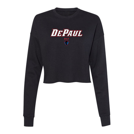 DePaul - NCAA Men's Golf : Brianna Powell - Women's Cropped Crew Fleece-0