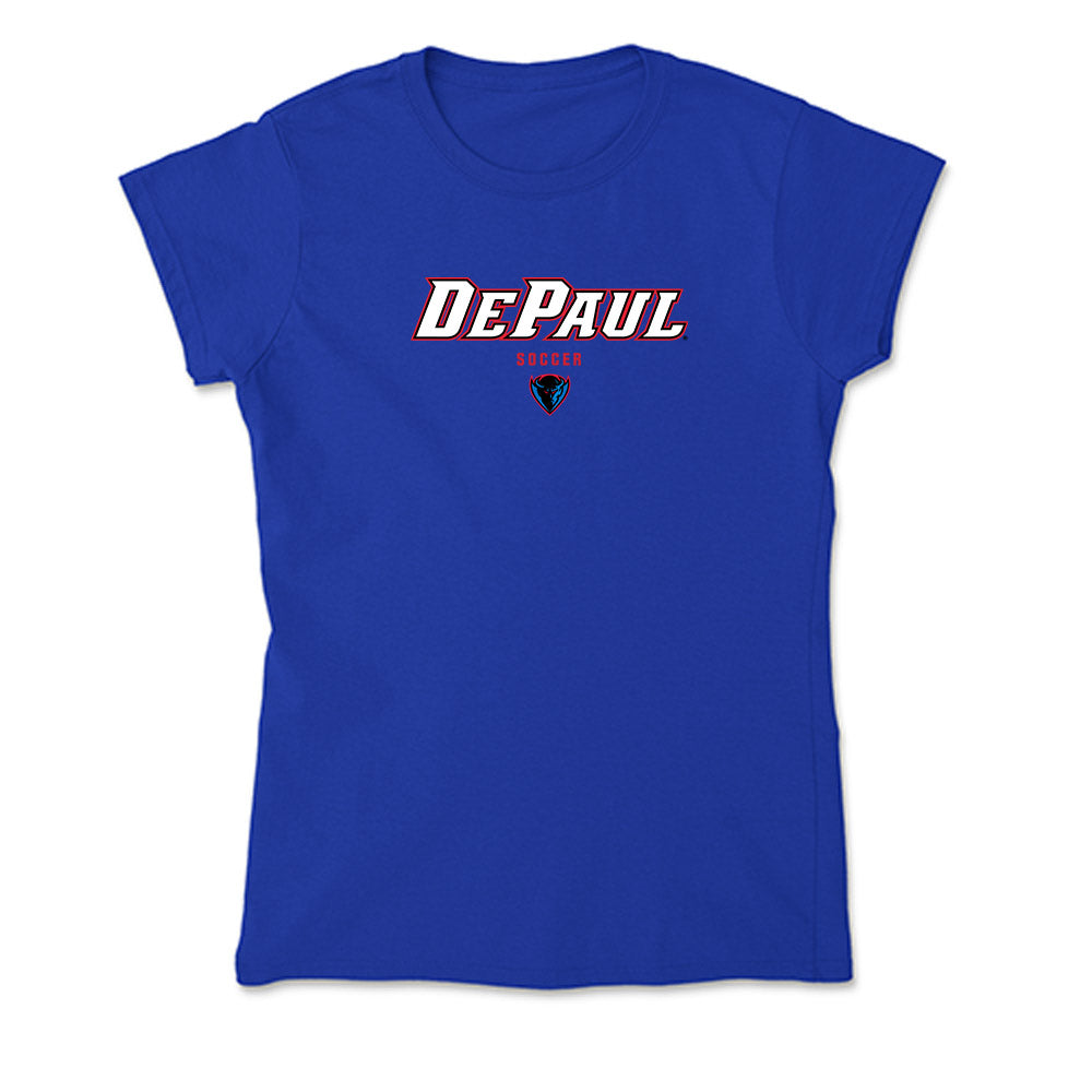 DePaul - NCAA Men's Soccer : Keagan Pace - Soft Style Women’s T-Shirt-0