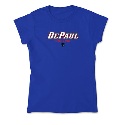 DePaul - NCAA Men's Track & Field : John Bush - Soft Style Women’s T-Shirt-0