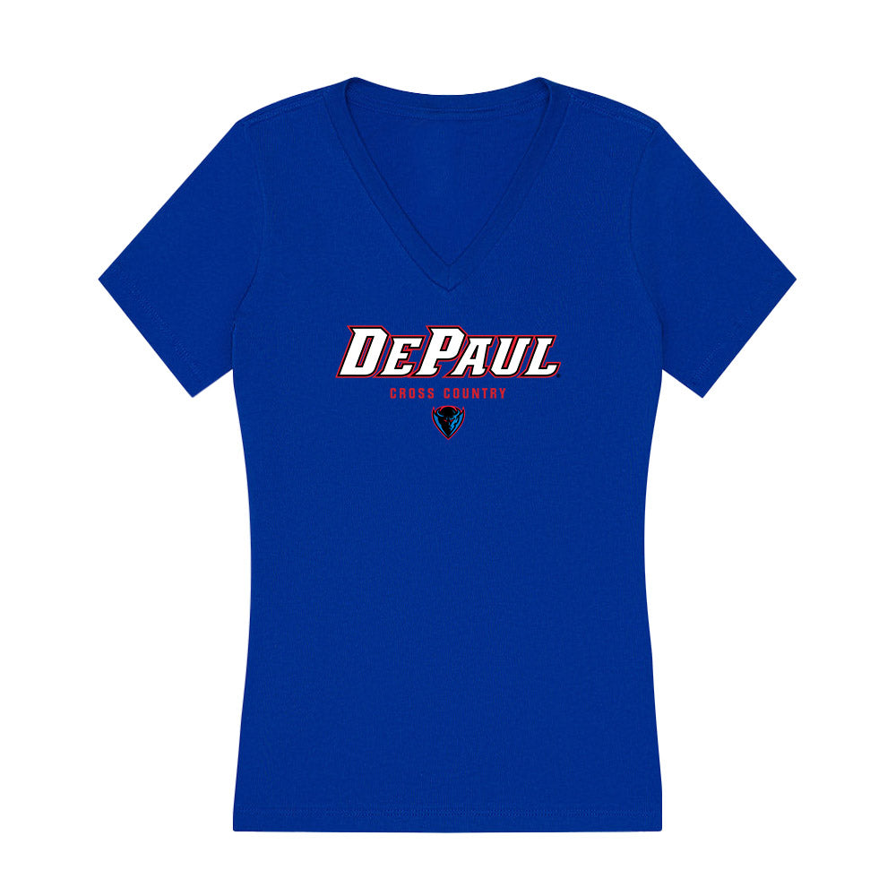 DePaul - NCAA Men's Cross Country : Cole Tupper - Women's V-Neck T-Shirt-0