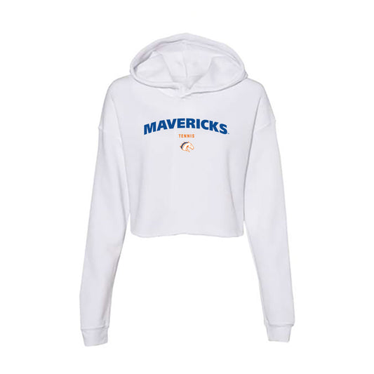 Texas Arlington - NCAA Men's Tennis : Ayden Nyanasimeibi - Women's Crop Fleece Hoodie-0