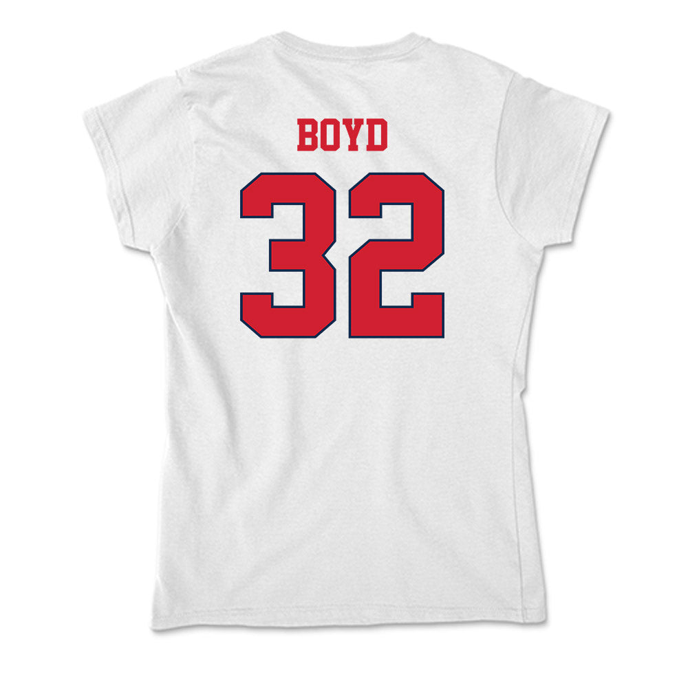 Fresno State - NCAA Baseball : Mikey Boyd - Soft Style Women’s T-Shirt-1