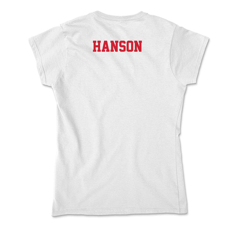 Fresno State - NCAA Equestrian : Emma Hanson - Soft Style Women’s T-Shirt-1