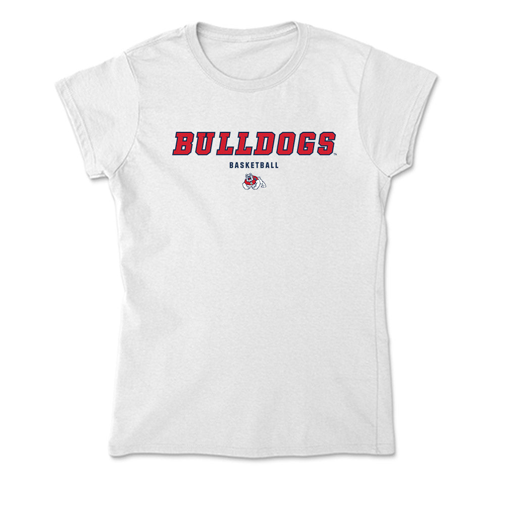 Fresno State - NCAA Women's Basketball : Emilia Long - Soft Style Women’s T-Shirt-0