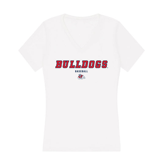 Fresno State - NCAA Baseball : Ethan Payne - Women's V-Neck T-Shirt-0
