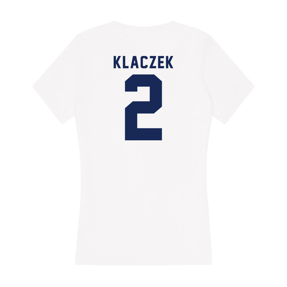 Rice - NCAA Women's Basketball : Emily Klaczek - Women's V-Neck T-Shirt-1