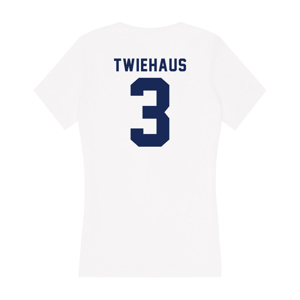 Rice - NCAA Women's Basketball : Jill Twiehaus - Women's V-Neck T-Shirt-1