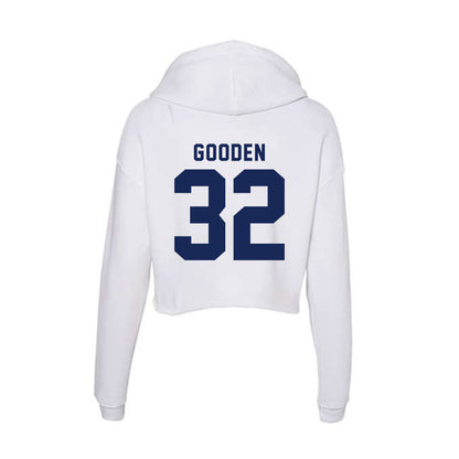 Rice - NCAA Women's Basketball : Trinity Gooden - Women's Crop Fleece Hoodie-1