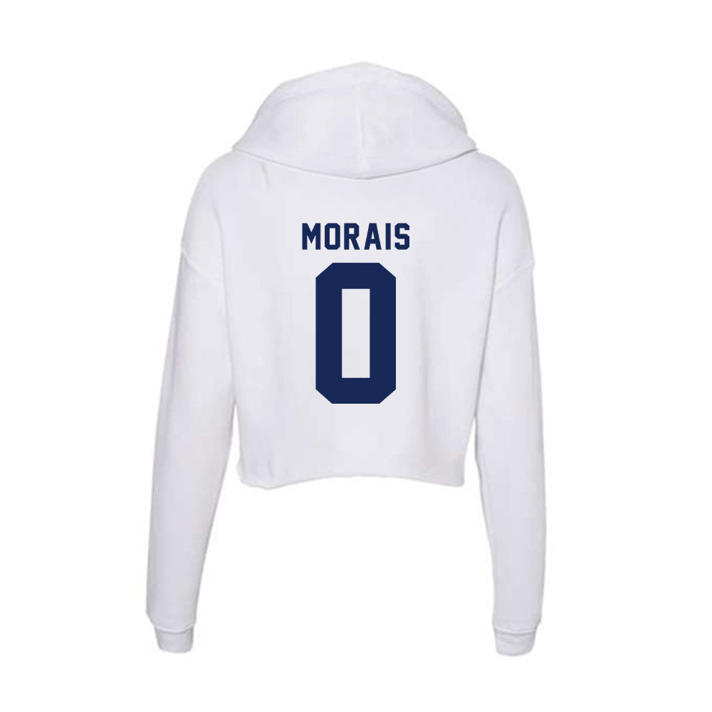 Rice - NCAA Men's Tennis : Eduardo Morais - Women's Crop Fleece Hoodie-1