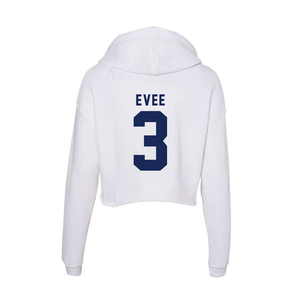 Rice - NCAA Men's Basketball : Travis Evee - Women's Crop Fleece Hoodie-1