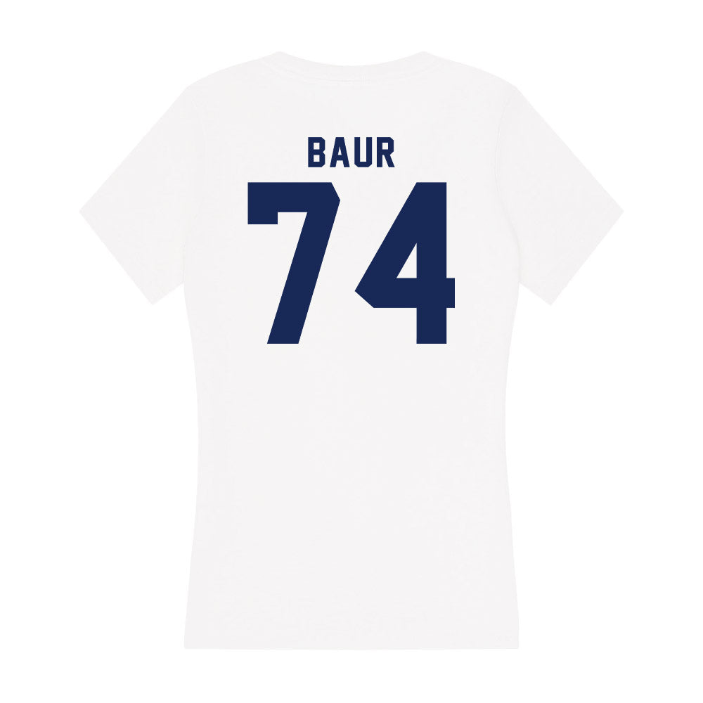 Rice - NCAA Football : Brad Baur - Women's V-Neck T-Shirt-1