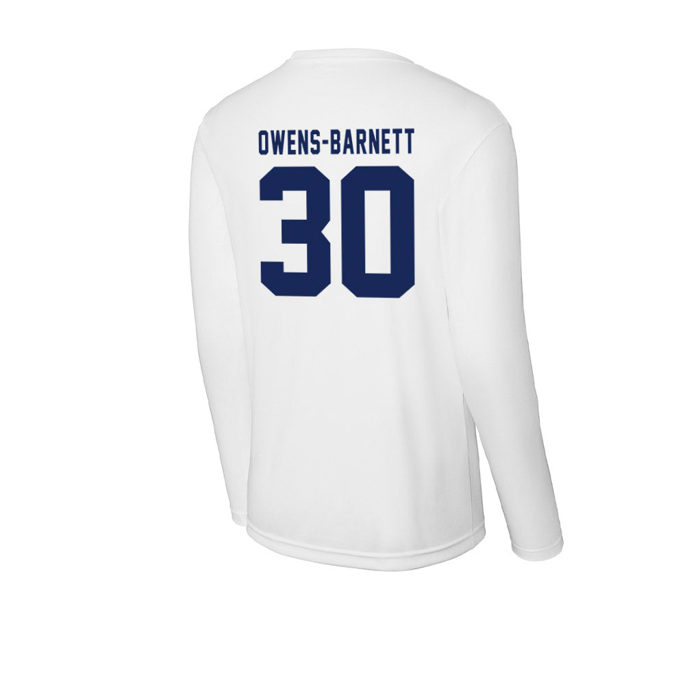 Rice - NCAA Women's Basketball : Jazzy Owens-Barnett - Activewear Long Sleeve T-Shirt-1