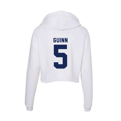 Rice - NCAA Women's Basketball : Mylee Guinn - Women's Crop Fleece Hoodie-1