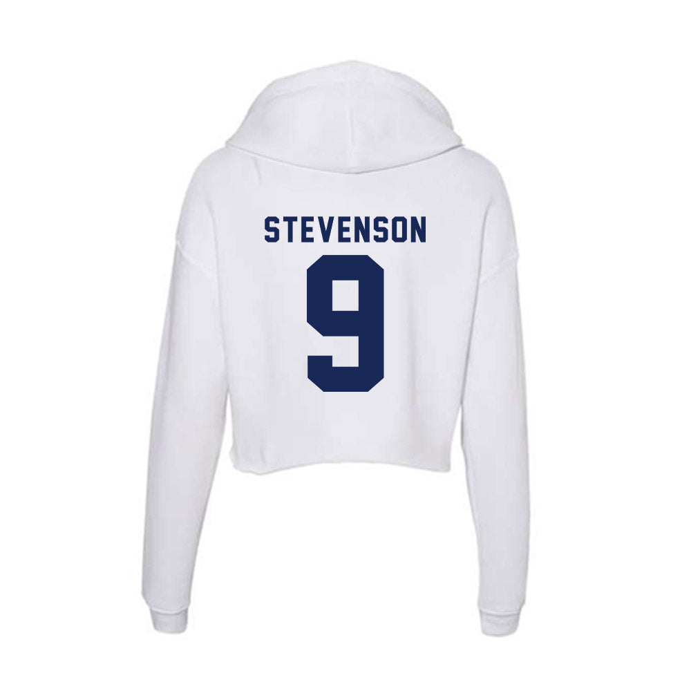 Rice - NCAA Football : Peyton Stevenson - Women's Crop Fleece Hoodie-1