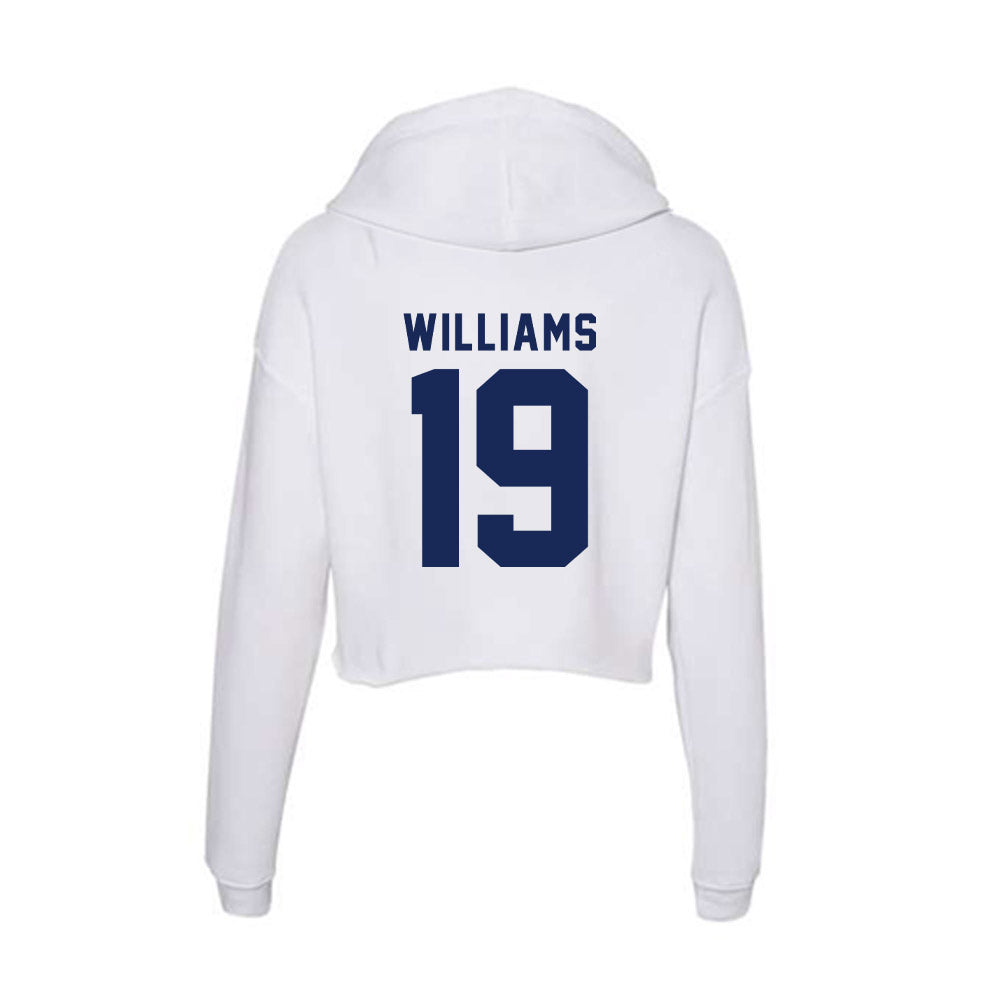 Rice - NCAA Football : Jeremiah Williams - Women's Crop Fleece Hoodie-1