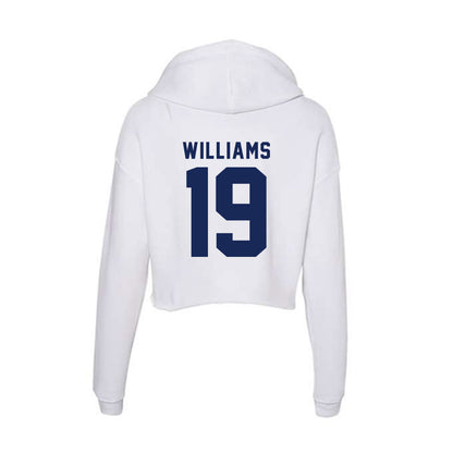 Rice - NCAA Football : Jeremiah Williams - Women's Crop Fleece Hoodie-1