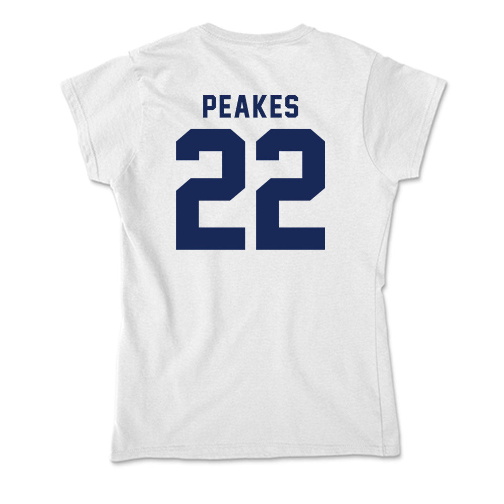 Rice - NCAA Men's Basketball : Jackson Peakes - Soft Style Women’s T-Shirt-1