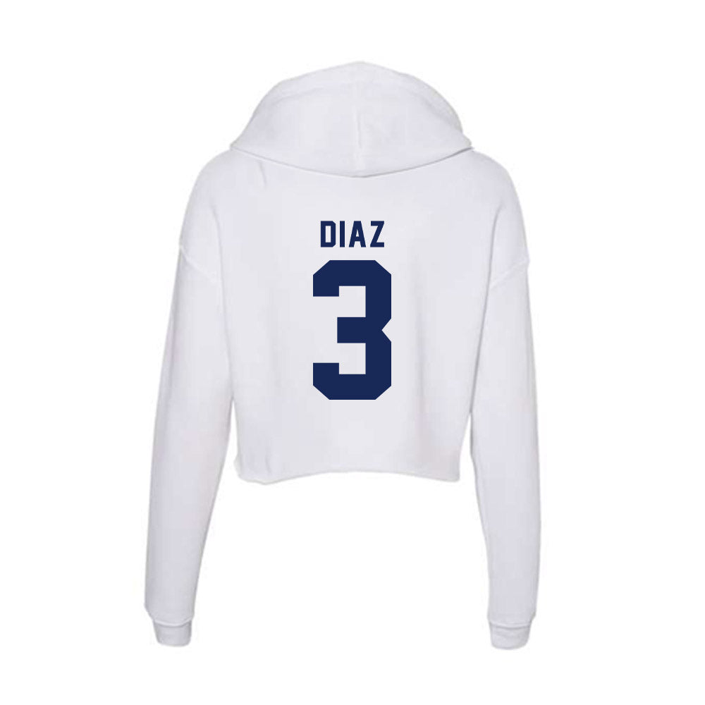 Rice - NCAA Women's Soccer : Natalie Diaz - Women's Crop Fleece Hoodie-1