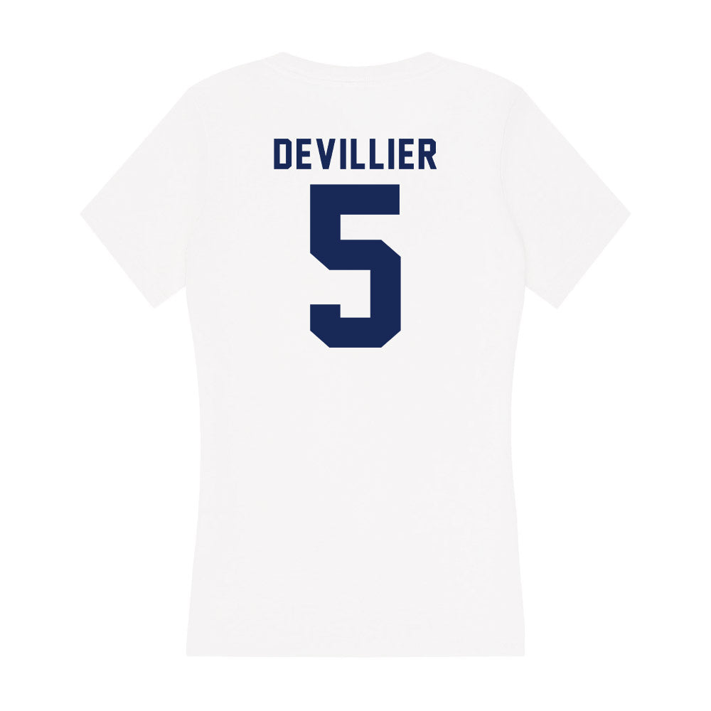 Rice - NCAA Football : Drew Devillier - Women's V-Neck T-Shirt-1