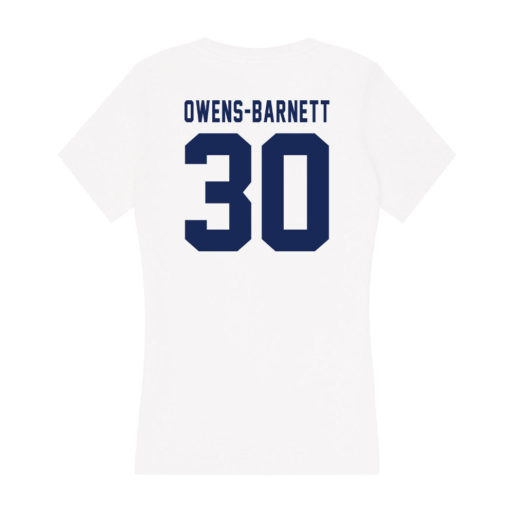 Rice - NCAA Women's Basketball : Jazzy Owens-Barnett - Women's V-Neck T-Shirt-1