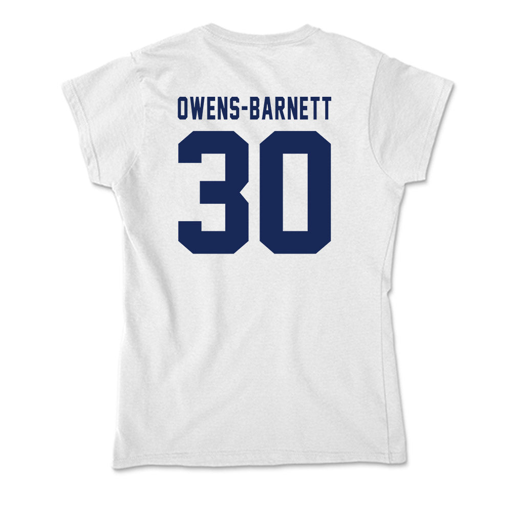 Rice - NCAA Women's Basketball : Jazzy Owens-Barnett - Soft Style Women’s T-Shirt-1