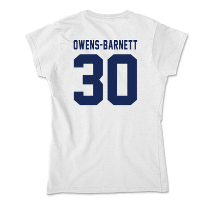 Rice - NCAA Women's Basketball : Jazzy Owens-Barnett - Soft Style Women’s T-Shirt-1