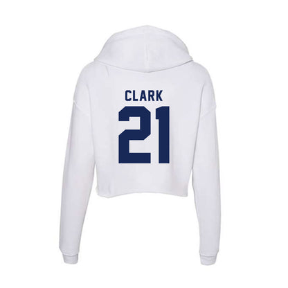 Rice - NCAA Football : Jamarion Clark - Women's Crop Fleece Hoodie-1