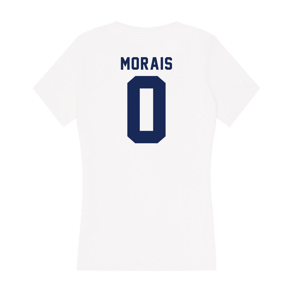 Rice - NCAA Men's Tennis : Eduardo Morais - Women's V-Neck T-Shirt-1