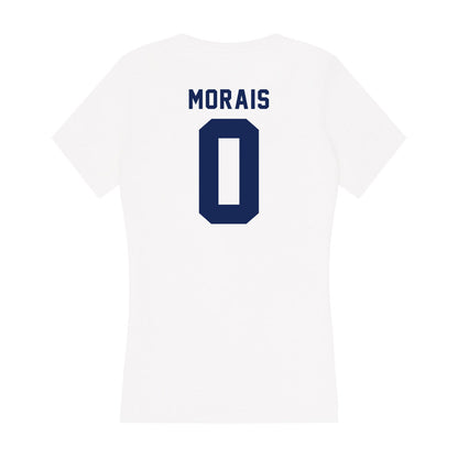 Rice - NCAA Men's Tennis : Eduardo Morais - Women's V-Neck T-Shirt-1