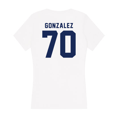 Rice - NCAA Football : Isaiah Gonzalez - Women's V-Neck T-Shirt-1