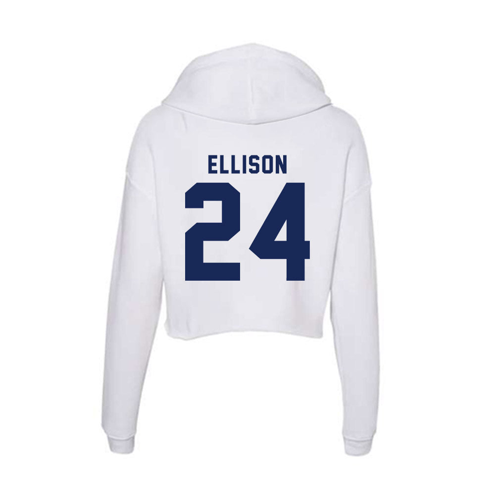 Rice - NCAA Football : JaBari Ellison - Women's Crop Fleece Hoodie-1