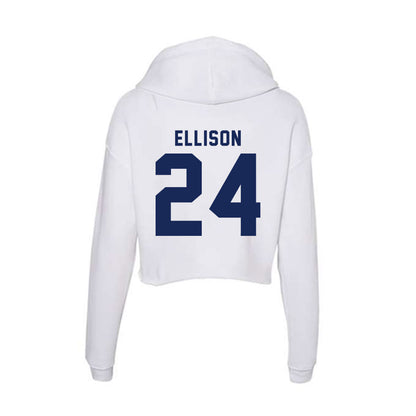 Rice - NCAA Football : JaBari Ellison - Women's Crop Fleece Hoodie-1