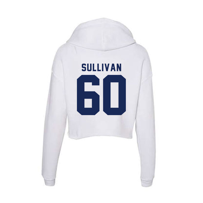 Rice - NCAA Football : Sean Sullivan - Women's Crop Fleece Hoodie-1