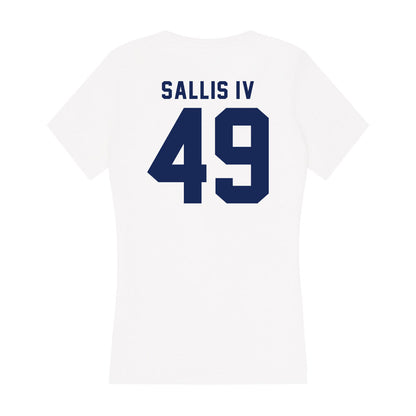 Rice - NCAA Baseball : LaPlace Sallis IV - Women's V-Neck T-Shirt-1