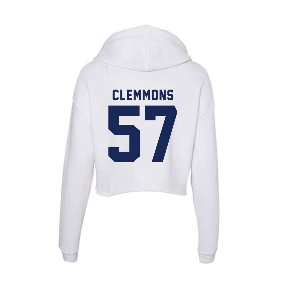 Rice - NCAA Football : Aquantis Clemmons - Women's Crop Fleece Hoodie-1