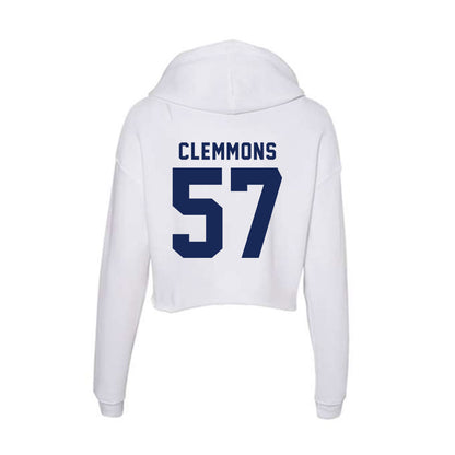 Rice - NCAA Football : Aquantis Clemmons - Women's Crop Fleece Hoodie-1