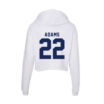 Rice - NCAA Women's Basketball : Hailey Adams - Women's Crop Fleece Hoodie-1