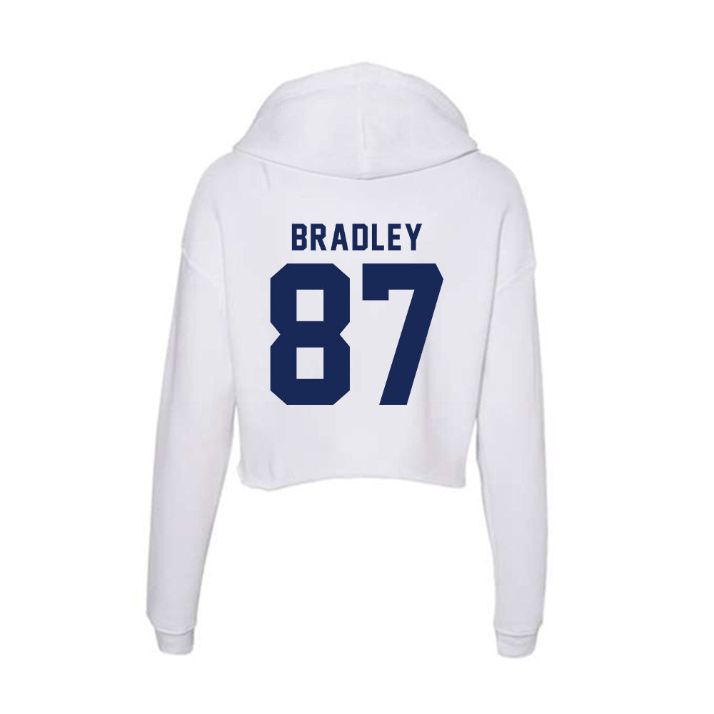 Rice - NCAA Football : Jack Bradley - Women's Crop Fleece Hoodie-1