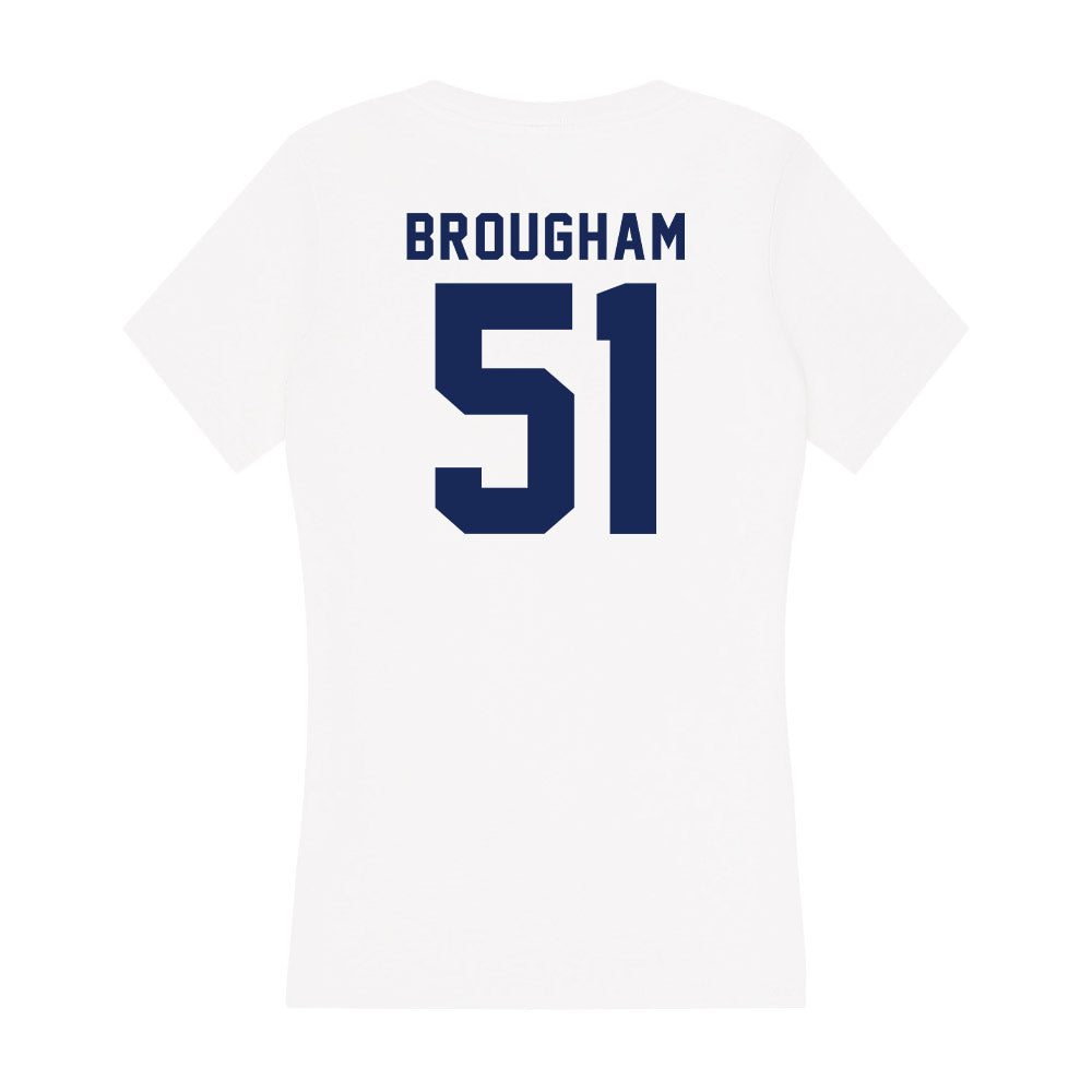 Rice - NCAA Football : Ethan Brougham - Women's V-Neck T-Shirt-1