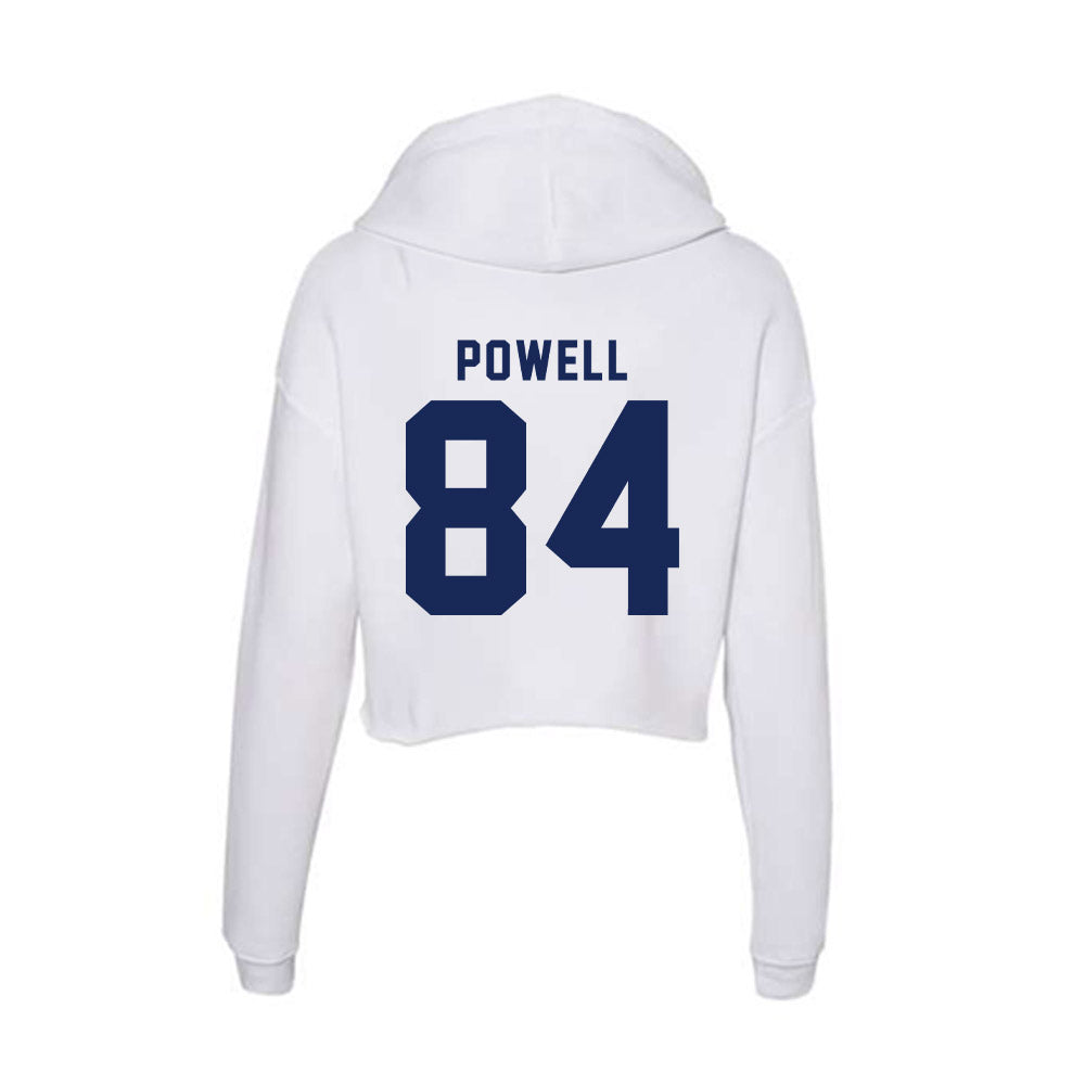 Rice - NCAA Football : Ethan Powell - Women's Crop Fleece Hoodie-1