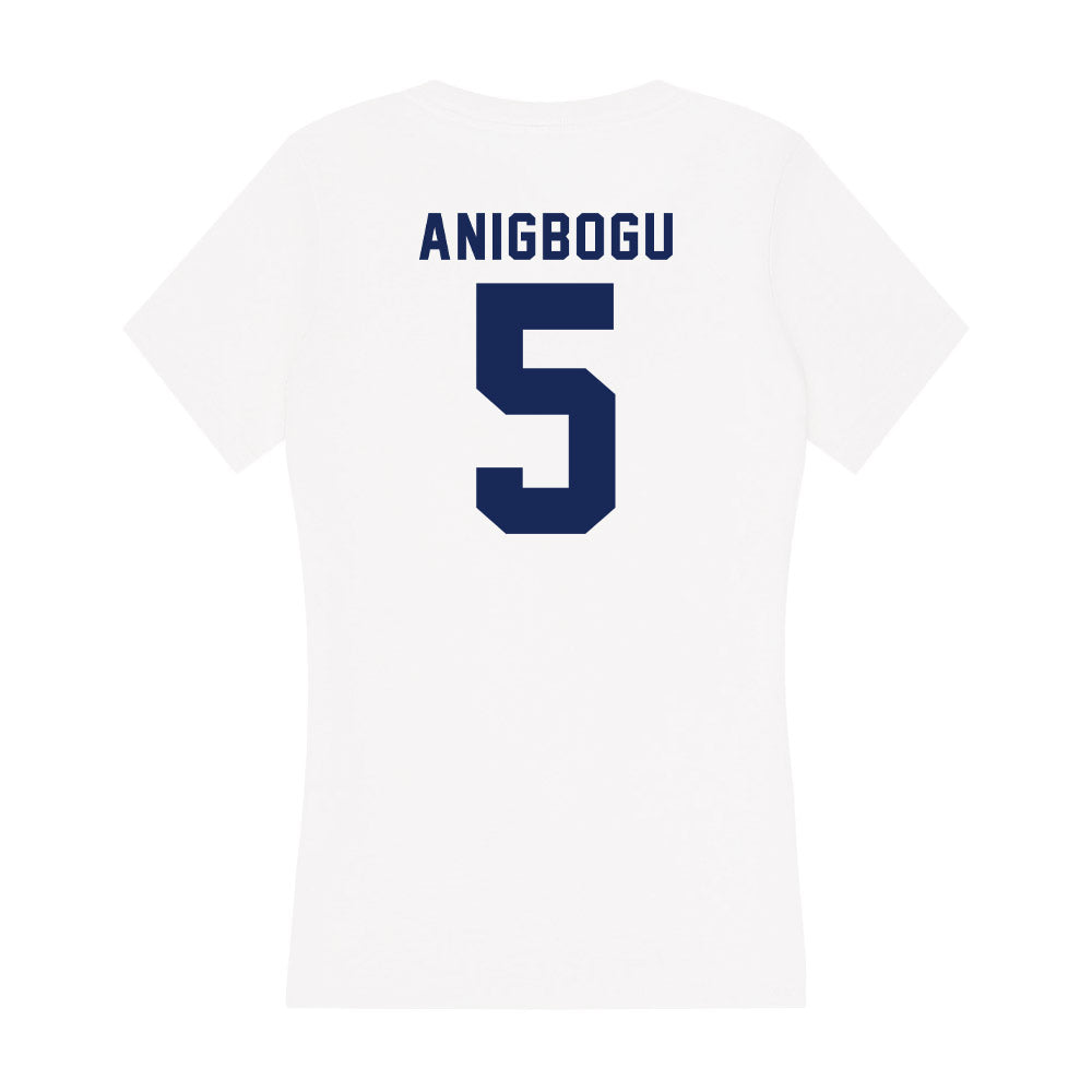 Rice - NCAA Football : Chike Anigbogu - Women's V-Neck T-Shirt-1